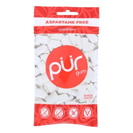 Pur Cinnamon Gum  - Case of 12 - 2.72 OZ