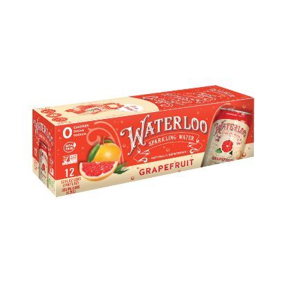 Waterloo's Grapefruit Sparkling Water  - Case of 2 - 12/12 FZ