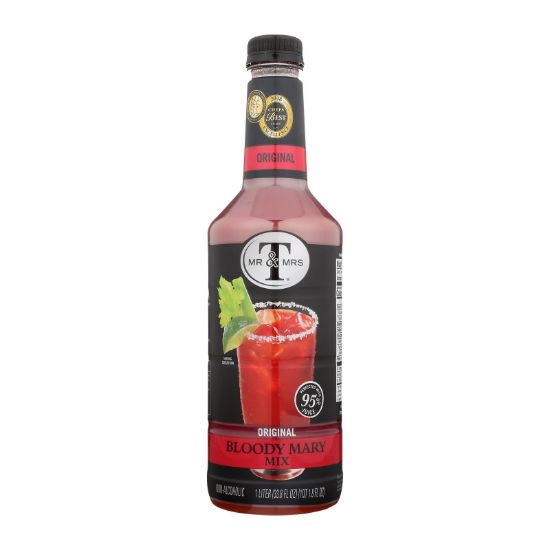 Mr And Mrs T Bloody Mary Mix - Case of 6 - 33.8 FZ