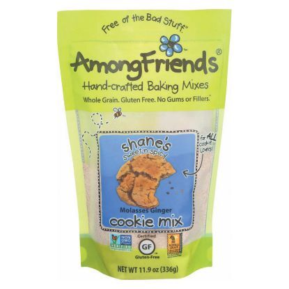 Among Friends Shane's Cookie Mix - Molasses Ginger - Case of 6 - 11.9 oz