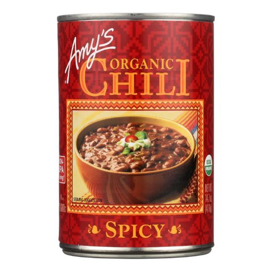 Amy's - Organic Spicy Chili - Case of 12 - 14.7 oz