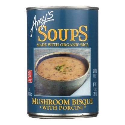 Amy's - Mushroom Bisque with Porcini - Case of 12 - 14 oz