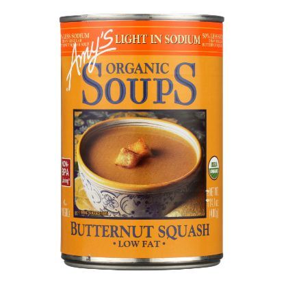 Amy's - Organic Low Sodium Butternut Squash Soup - Case of 12 - 14.1 oz