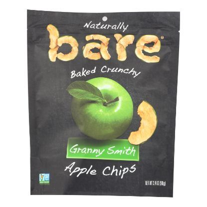 Bare Fruit Apple Chips - Granny Smith - Case of 12 - 3.4 oz