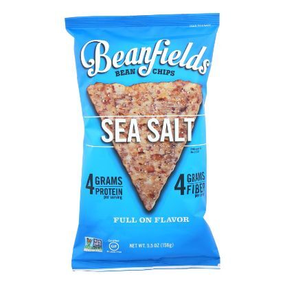 Beanfields - Bean and Rice Chips - Sea Salt - Case of 6 - 5.5 oz