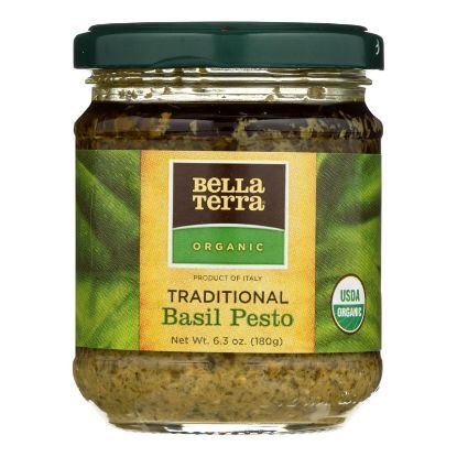 Bella Terra Pesto - Garlic - Basil - Case of 6 - 6.3 oz