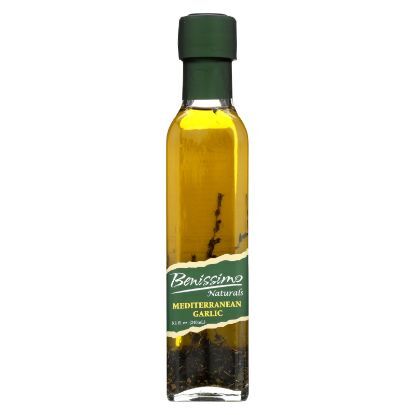 Benissimo Mediterranean Garlic Oil - Case of 6 - 8.1 fl oz