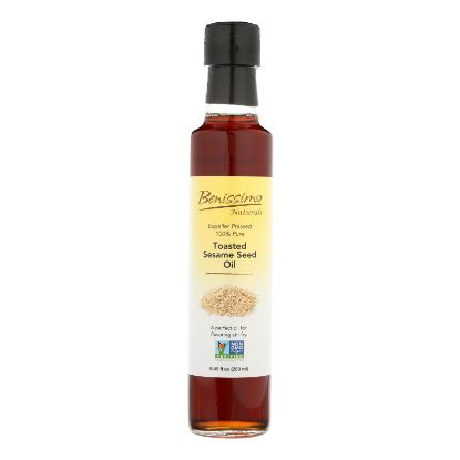 Benissimo Oil - Toasted Sesame Seed - Case of 6 - 8.45 fl oz