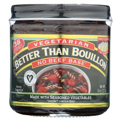 Better Than Bouillon Vegan Base - No Beef - Case of 6 - 8 oz