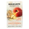 Bigelow Tea Tea - Ginger Peach Stedy Stomach - Case of 6 - 18 BAG