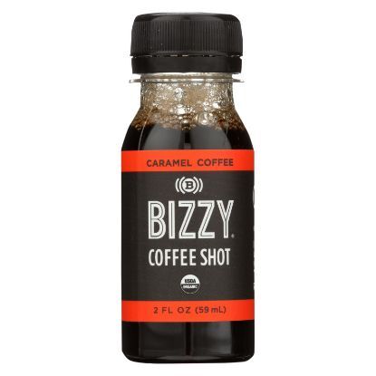 Bizzy Coffee Shot - Organic - Caramel - Case of 6 - 2 fl oz