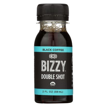 Bizzy Coffee Shot - Organic - Black - Case of 6 - 2 fl oz
