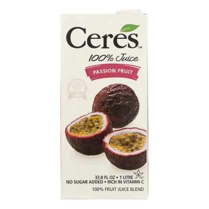 Ceres Juices Juice - Passion Fruit - Case of 12 - 33.8 fl oz