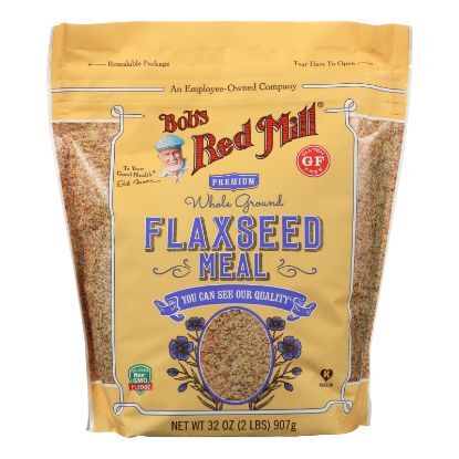 Bob's Red Mill - Flaxseed Meal - Gluten Free - Case of 4 - 32 oz