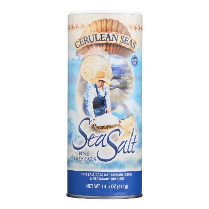 Cerulean Seas Sea Salt - Fine - Case of 12 - 14.5 oz