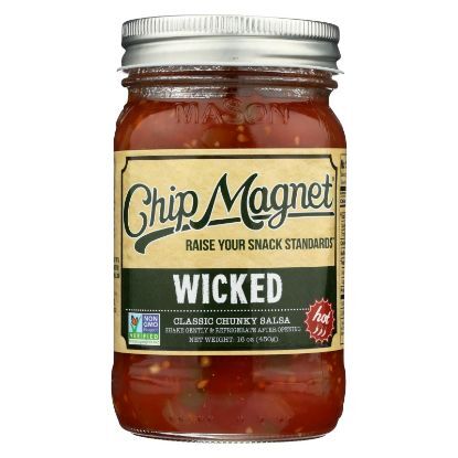 Chip Magnet Salsa Sauce Appeal - Salsa - Wickedly Delicious - Case of 6 - 16 oz.