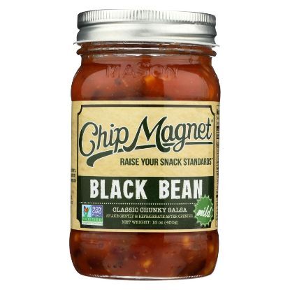 Chip Magnet Salsa Sauce Appeal - Salsa - Black Bean - Case of 6 - 16 oz.