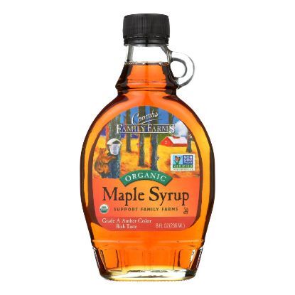 Coombs Family Farms - Organic Maple Syrup Grade A Dark Amber - Case of 12 - 8 fl oz