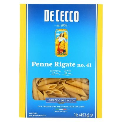 De Cecco Pasta - Pasta - Penne Rigate - Case of 12 - 16 oz