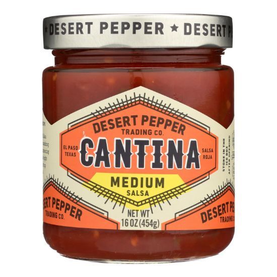 Desert Pepper Trading - Cantina Salsa - Medium Red - Case of 6 - 16 oz