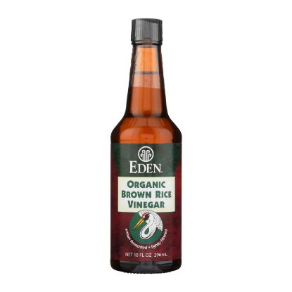 Eden Foods Organic Vinegar - Brown Rice - Case of 12 - 10 fl oz