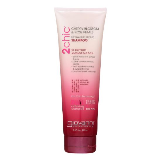 Giovanni Hair Care Products 2Chic Shampoo - Cherry Blossom and Rose Petals - 8.5 fl oz