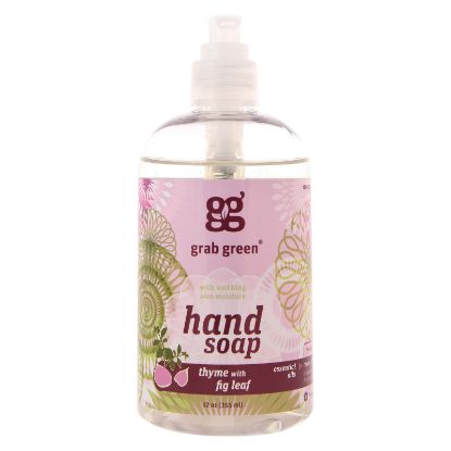 Grab Green Hand Soap - Thyme with Fig - Case of 6 - 12 fl oz