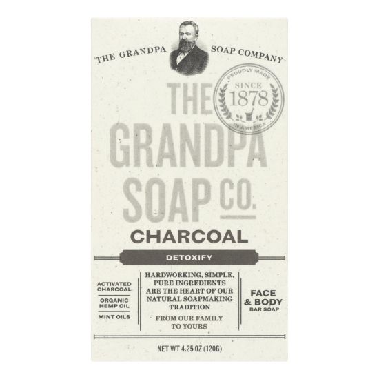 Grandpa Soap Soap - Charcoal - 4.25 oz