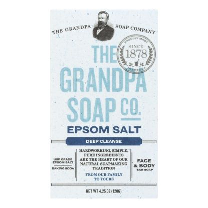 Grandpa Soap Bar Soap - Epsom Salt - 4.25 oz