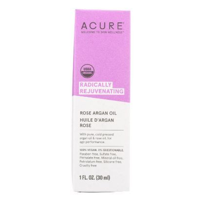 Acure - Argan Oil - Radically Rejuvenating Rose - 1 fl oz