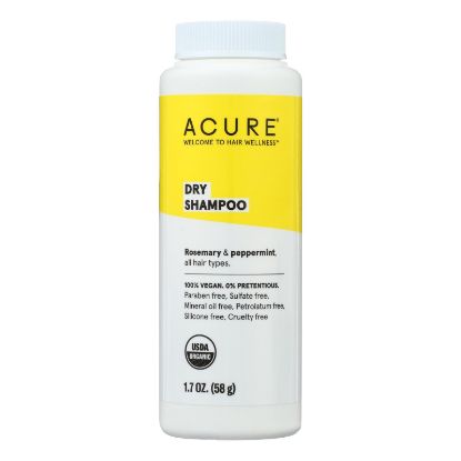 Acure Dry Shampoo- For all Hair Types 1.7 fl oz bottle