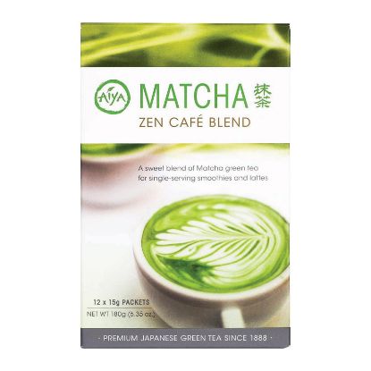 Aiya Tea - Stick - Matcha Zen Cafe - Case of 8 - 12 count