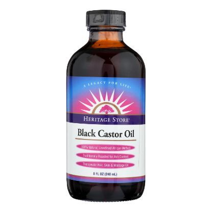 Heritage Store Castor Oil - Black - 8 fl oz