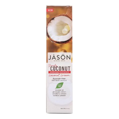 Jason Natural Products Whitening Toothpaste - Coconut Cream - 4.2 oz