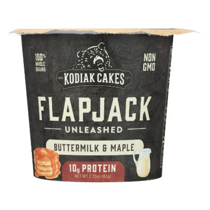 Kodiak Cakes - Flapjack On The Go - Buttermilk Maple - Case of 12 - 2.15 oz