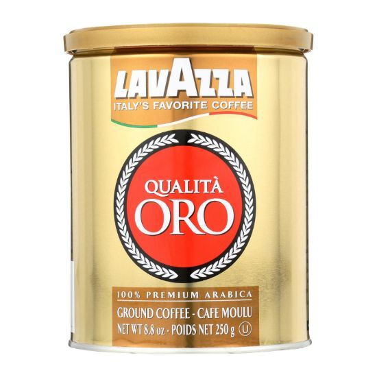 Lavazza Ground Coffee - Qualita Oro Canned - Case of 12 - 8.8 oz