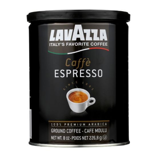 Lavazza Ground Coffee - Espresso Canned - Case of 12 - 8 oz