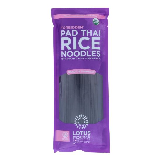 Lotus Foods Noodles - Organic - Forbidden Pad Thai - Case of 8 - 8 oz