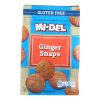 Midel Cookies - Ginger Snaps - Case of 8 - 8 oz