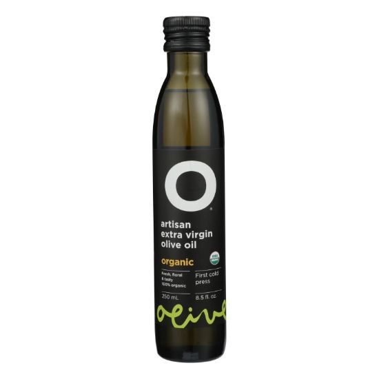 O Olive Oil - 100% Organic Extra Virgin Olive Oil - Case of 6 - 8.5 fl oz