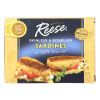 Reese Sardines - Skinless Boneless in Olive Oil - Case of 10 - 3.75 oz