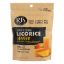 Rj's Licorice Soft Eating Licorice - Mango - Case of 8 - 7.05 oz