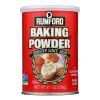 Rumford Baking Powder - Aluminum Free - Non-Gmo - Case of 12 - 8.1 oz