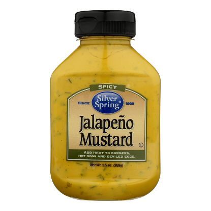 Silver Spring Squeeze - Mustard - Jalapeno - Case of 9 - 9.5 oz
