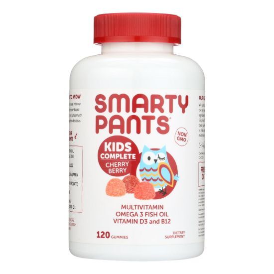 Smartypants Gummy Vitamin - Kids Complete - Cherry - 120 count