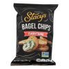 Stacy's Pita Chips Bagel Chips - Everything - Case of 12 - 7 oz