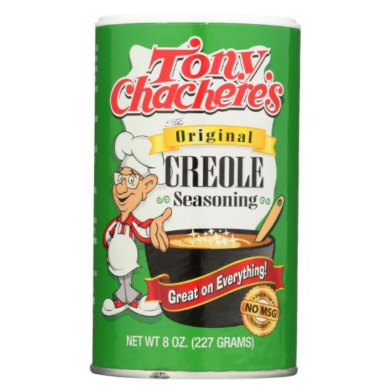 Tony Chachere's Seasoning - Creole - Case of 6 - 8 oz