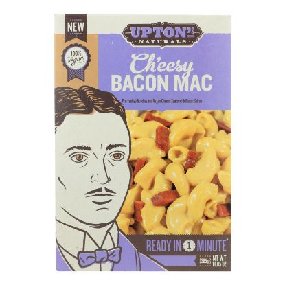 Upton's Naturals Macaroni - Ch'Eesy Bacon - Case of 6 - 10.05 oz
