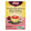 Yogi Tea - Organic - Soothing Rose Hibiscus Skin Detox - Case of 6 - 16 BAG