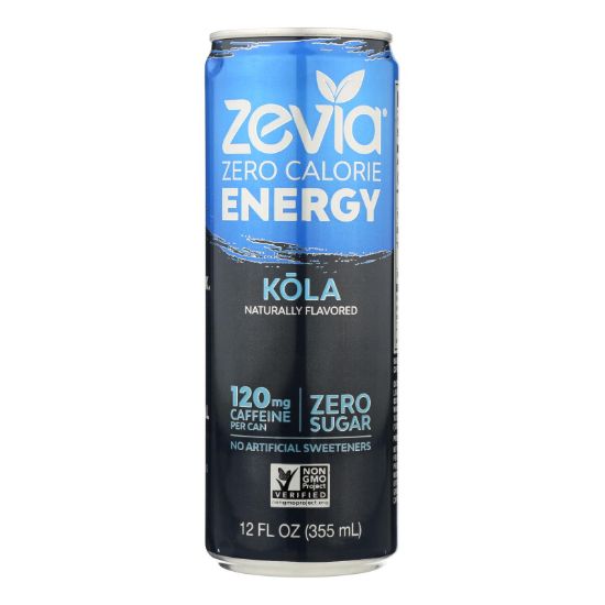 Zevia Zero Calorie Energy Drink - Cola - Case of 12 - 12 fl oz